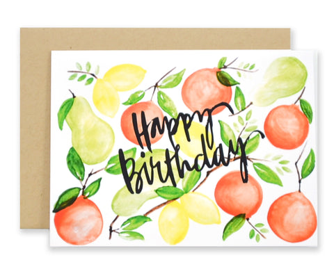 Citrus Happy Birthday - EAT Healthy Designs
 - 1