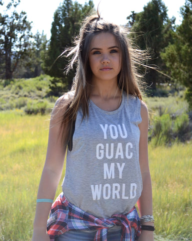 You Guac My World Tank Top - EAT Healthy Designs
 - 1