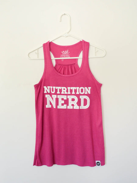 Pink Nutrition Nerd Tank - EAT Healthy Designs
 - 2