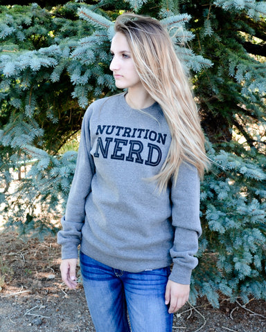 Nutrition Nerd Sweatshirt - EAT Healthy Designs
 - 1