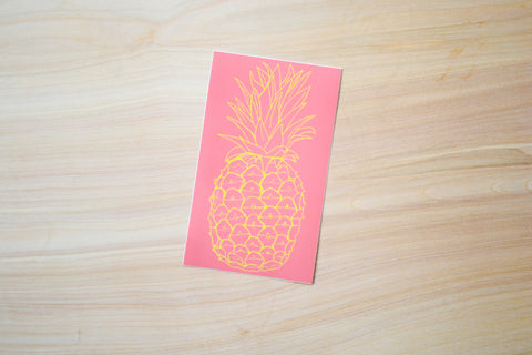 Pineapple Sticker - EAT Healthy Designs
